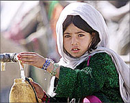 Afghan girl near the Pakistani border: What does the future hold?