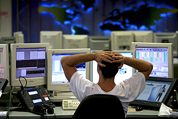 Shares, stockmarket, Tel Aviv, Israel