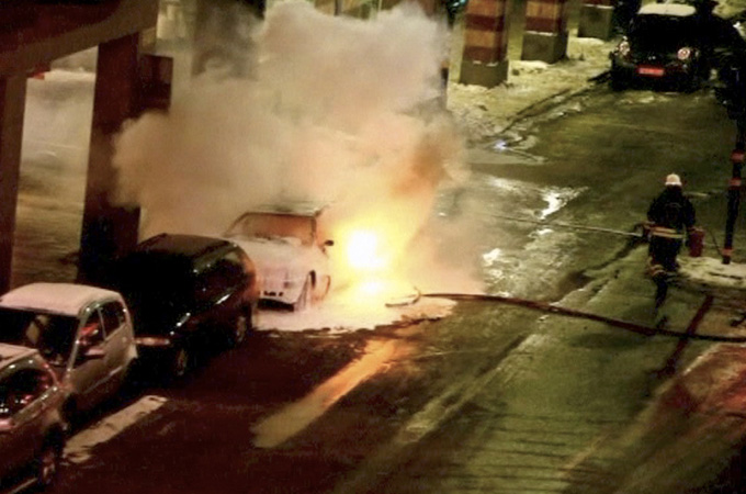 Sweden car blast