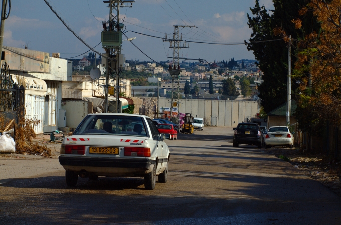 Baqa al-Gharbiyya separation wall
