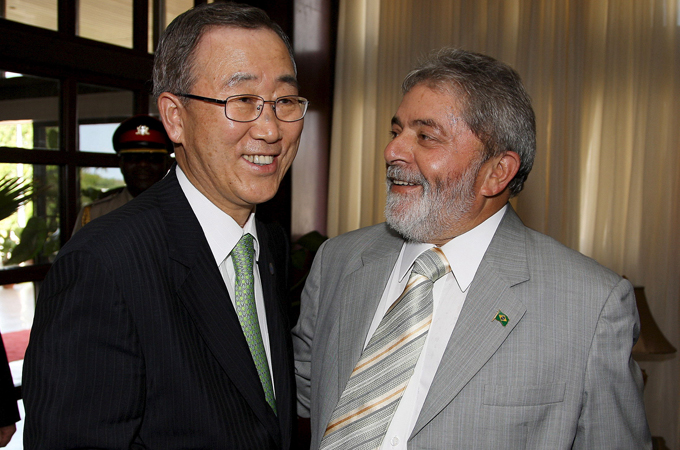 Lula and Ban Ki-Moon