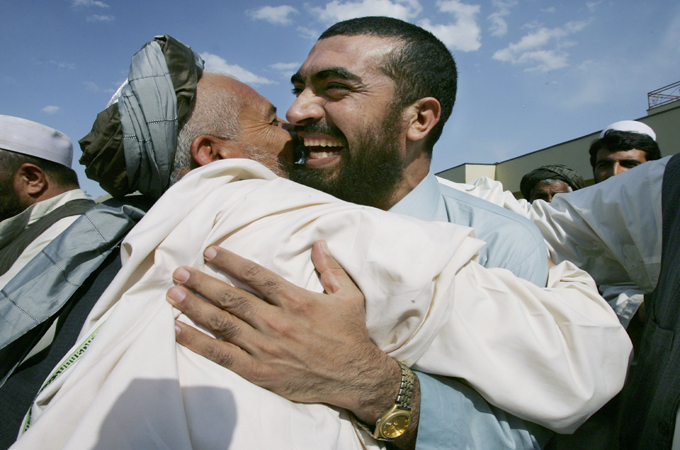 Many of the prisoners in Guantanamo and Bagram are eventually found to pose no real threat to US security and are released [GALLO/GETTY]