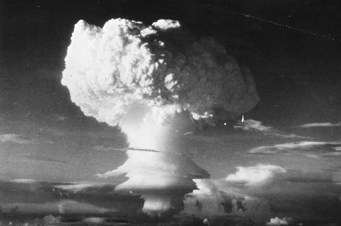 H-bomb mushroom cloud