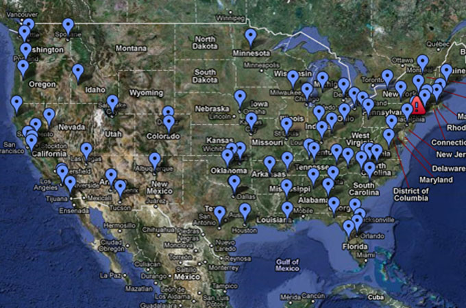 occupy wall street map