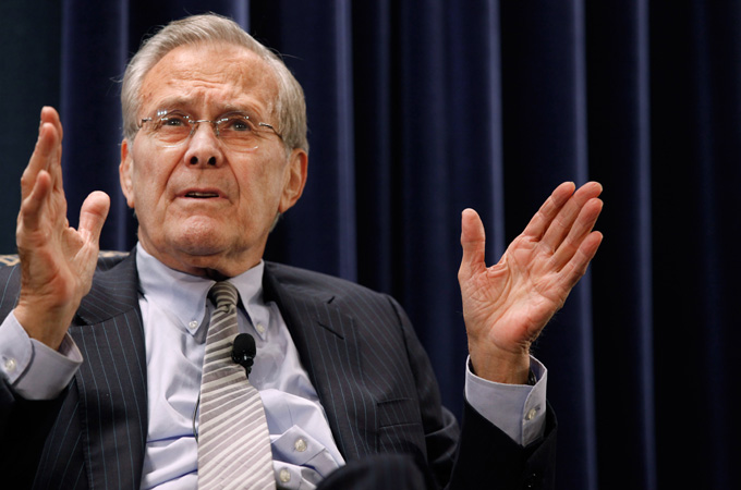 talk to jazeera - donald rumsfeld