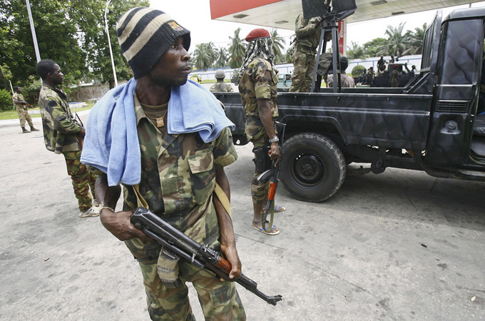 Ivory Coast solider