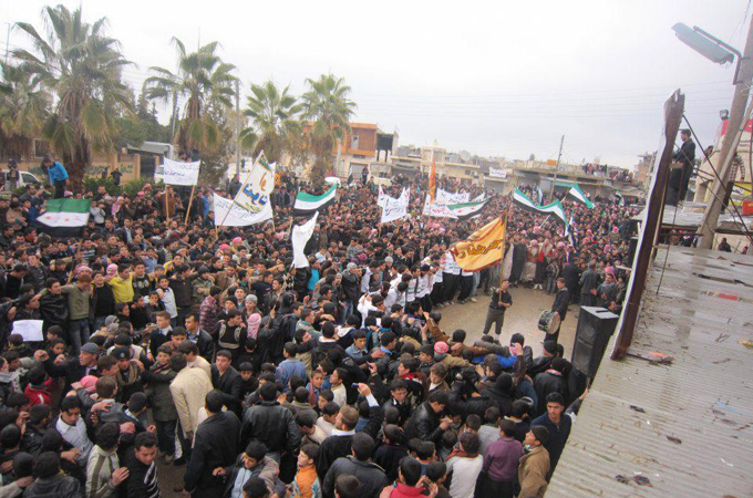 picture from LCC Syria Idlib protest