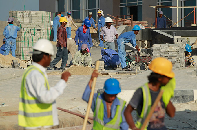 inside story - qatar, construction, migrant workers