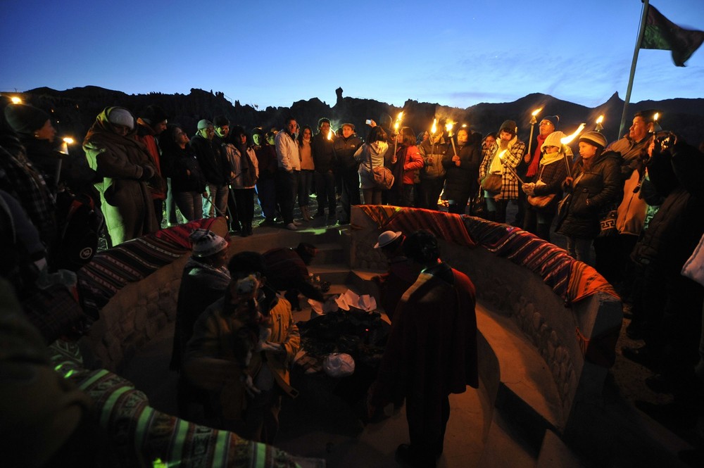 The sun and the moon