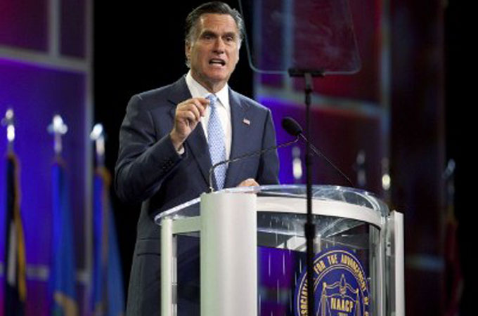 Mitt Romney booed at civil rights group meeting