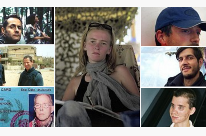 Palestine peace activists mosaic