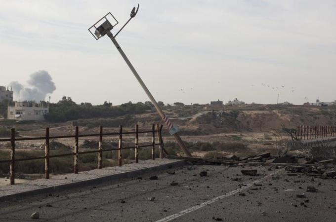 Gaza after Israeli air strike