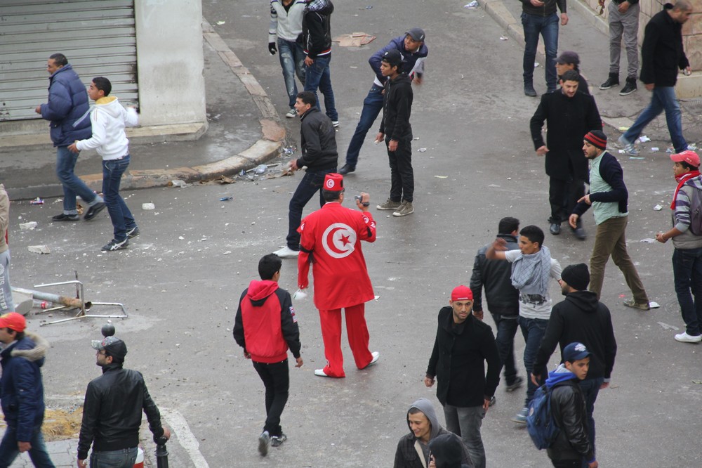 In Pictures: Anger after Belaid Assassination