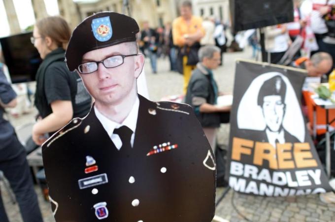 Demonstration of Alliance for Bradley Manning