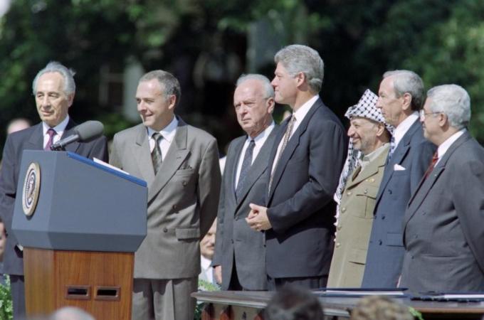 US-ISRAEL-PALESTINE-OSLO ACCORDS