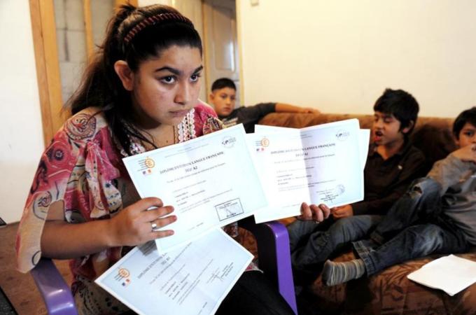 "State measures against Roma immigrants and refugees and manipulative state discourses about them further damaging stereotypes and thus contribute to their exclusion from French society," writes Mariann Dosa [AFP]