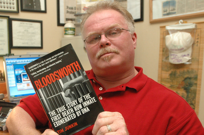 Kirk Bloodsworth was cleared by DNA testing after spending nine years in prison, including two on death row [AP]