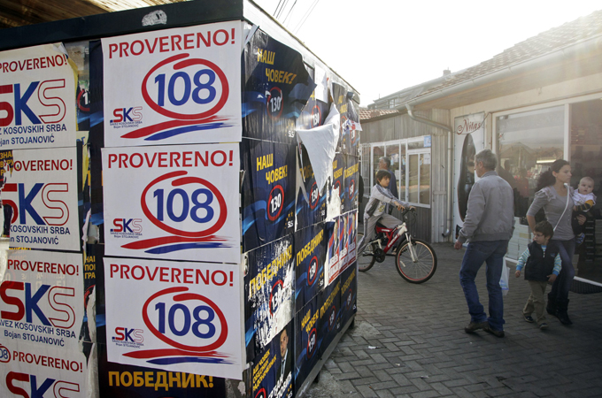 Special security measures are being put in place in northern Kosovo, where Serbs are divided [Reuters]