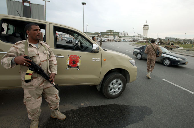 Libyan army units have been ordered to take up positions across the capital after 47 deaths [EPA]