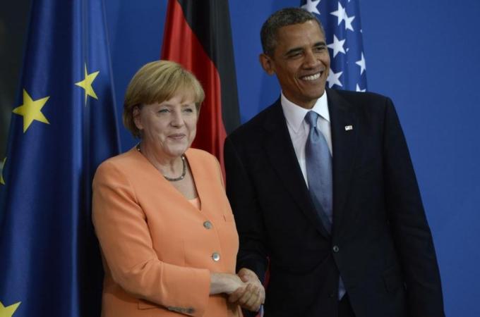 "At the end of the day, both Obama and Merkel are pragmatic people and will find a way to get over this spat," writes Rosa Balfour [Getty]