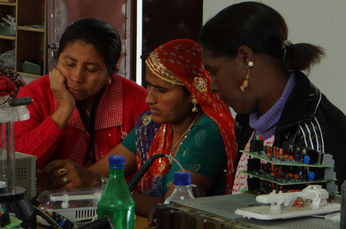 Women solar engineers in each of 43 Least Developed Countries will receive training at the college by 2015 [Shweta Desai]