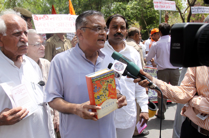 Some groups alleged that Wendy Doniger's book on Hinduism hurt religious sentiments [EPA]