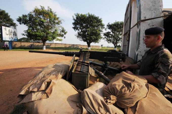 France deployed troops in CAR after violence erupted between rebel groups [AFP/Getty Images]