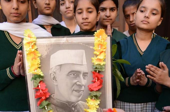 Nehru had a particularly important role in shaping a specific reading of India's history [AFP/Getty Images]