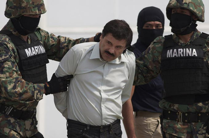 Joaquin 'Chapo' Guzman headed the Sinaloa Cartel, which became one of the world's largest illicit drug empires [AP]