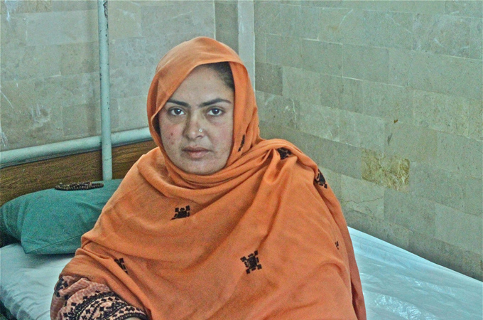 Each year, thousands of Pakistani women, such as Aasia, suffer from obstetric fistulas [Sarah Munir/Al Jazeera]