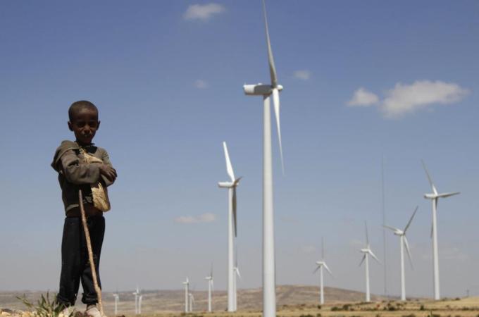 Parts of Africa have good conditions for wind energy generation, argues Popov [Reuters]