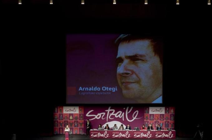 Arnaldo Otegi has been imprisoned by the Spanish government since 2009  [AFP]
