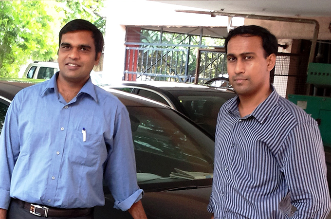 The Unreal Elections authors CS Krishna and Karthik Laxman. [Source: The UnRealTimes]