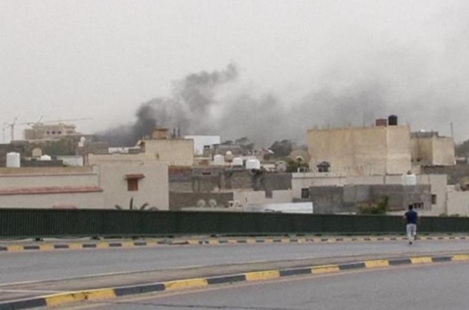 Hifter's troops targeted 'Islamist' lawmakers and officials at the parliament in Tripoli [AP]