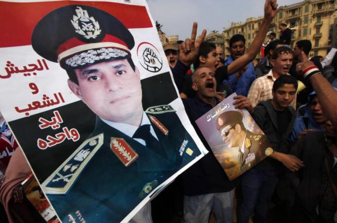 Abdel Fattah el-Sisi's victory in the presidential elections will endanger the balance of power between the civilian state and the army, writes Elmenshawy [Reuters]