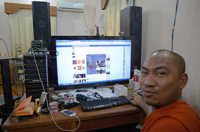 Facebook has gained immense traction in Myanmar in recent years [Hereward Holland/Al Jazeera]