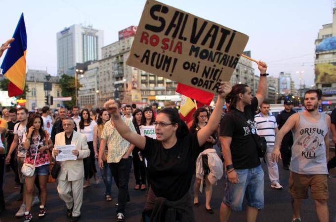 Romania's protest movement has managed to avoid the infiltration of partisan politics, writes Ciobanu [Reuters]