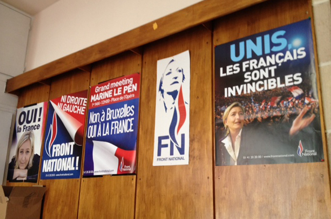 The National Front won European parliamentary elections in May [Jonathan Rozen/Al Jazeera]