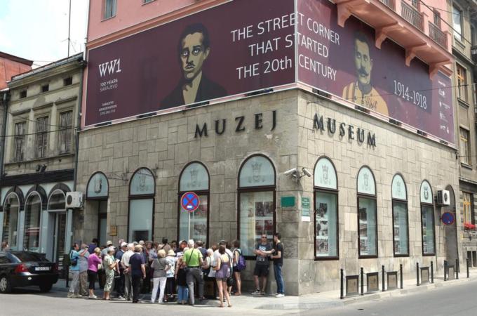 Sarajevo is hosting various events commemorating the 100th anniversary of the start of World War I  [EPA]