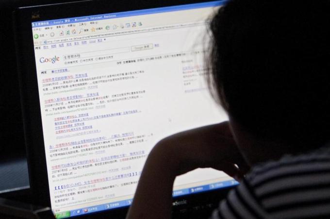 In addition to Google search, the company's map and email services have also been disrupted in China [EPA]