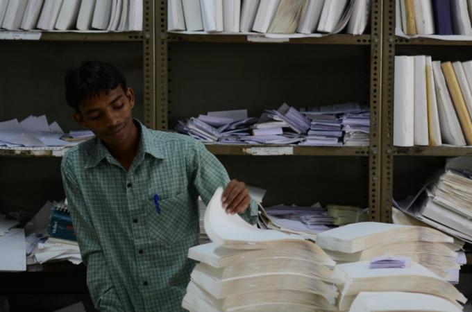 The magazine now has 100 subscribers and 200 copies are given away to colleges [Suhit Kelkar/ Al Jazeera]