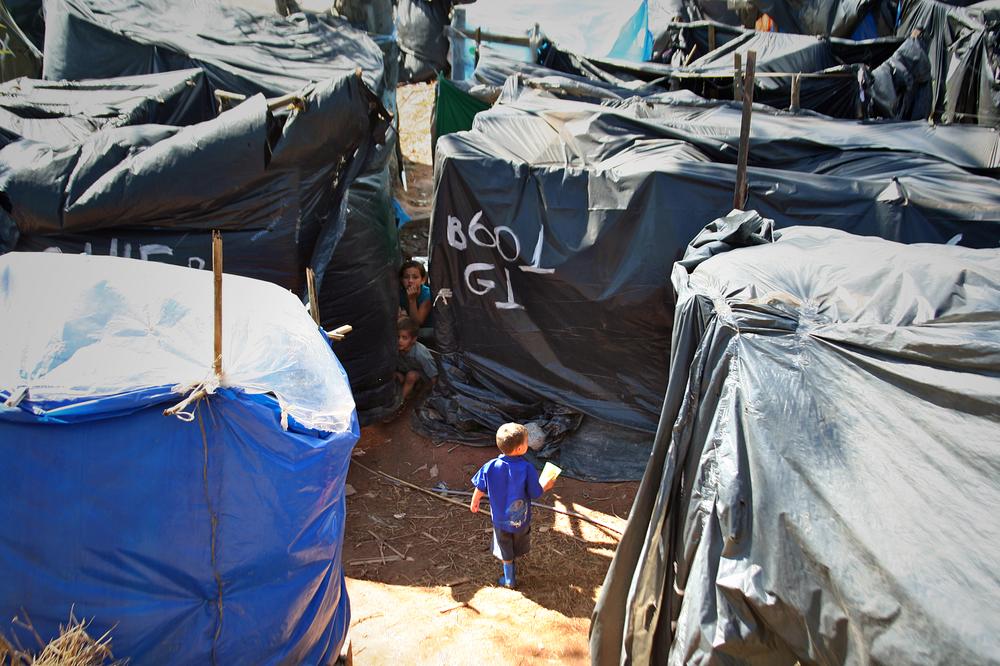 <p>The "People(***)s Cup" squatter camp houses 4,800 homeless people, including an estimated 1,500 children, according to the social action Homeless Workers Group.  </p>
