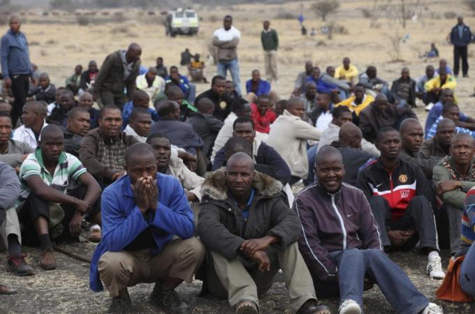 In 2012, 34 people died after South African security forces opened fire on striking Marikana miners [Reuters].