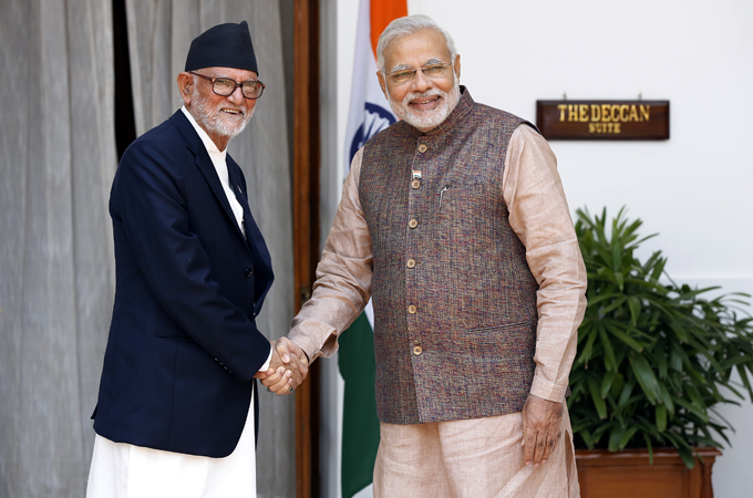 Some analysts feel that the excitement over Indian PM's visit exposes Nepal's weaknesses [Harish Tyagi - EPA]