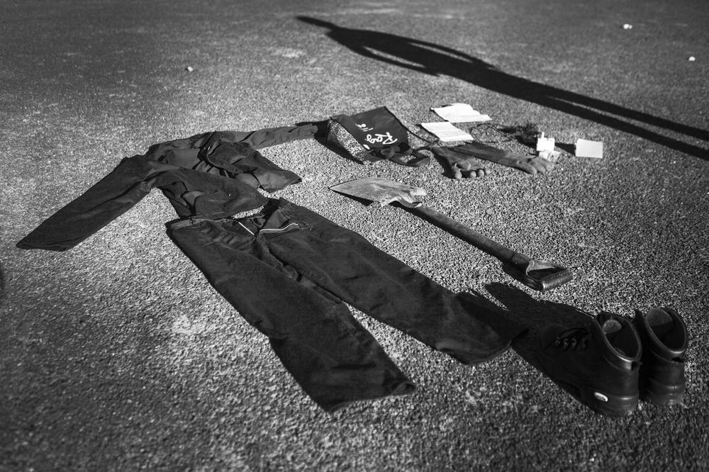 <p>Alex is on daily parole. For 12 hours every day, he leaves the prison to work as an apprentice gardener at a church, two hours away. He was sentenced for 25 years and got parole at 14 for robbery and murder. Here he shows the things he is allowed to bring with him when he leaves prison every day</p>