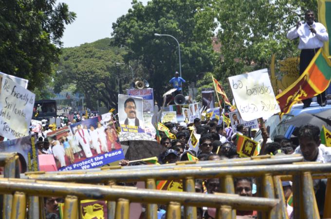 Government has maintained a frosty relationship with NGOs that side with the UN [Dinouk Colombage/Al Jazeera]