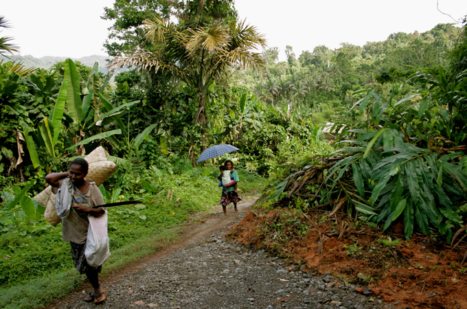The Solomons has seen plant disease outbreaks, floods, and rising sea levels [Dana MacLean/Al Jazeera]