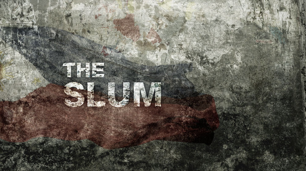 The Slum - title logo - background