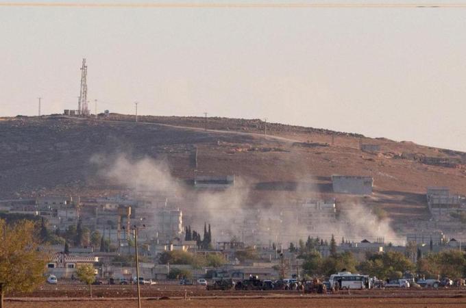 ISIL has moved against the more vulnerable region of Kobane in Syria, writes Ustun [Getty]