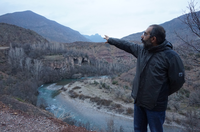 The rocks where Alevis hid during the massacre in 1938 [Umar Farooq/Al Jazeera]